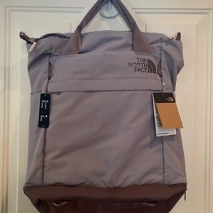 North Face Never Stop Utility Backpack-doesn’t have tag minimal gray/purple